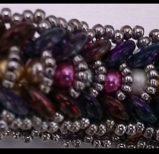 Band of Angels Bangle Bracelet Jewel-tone/Silver Colorway