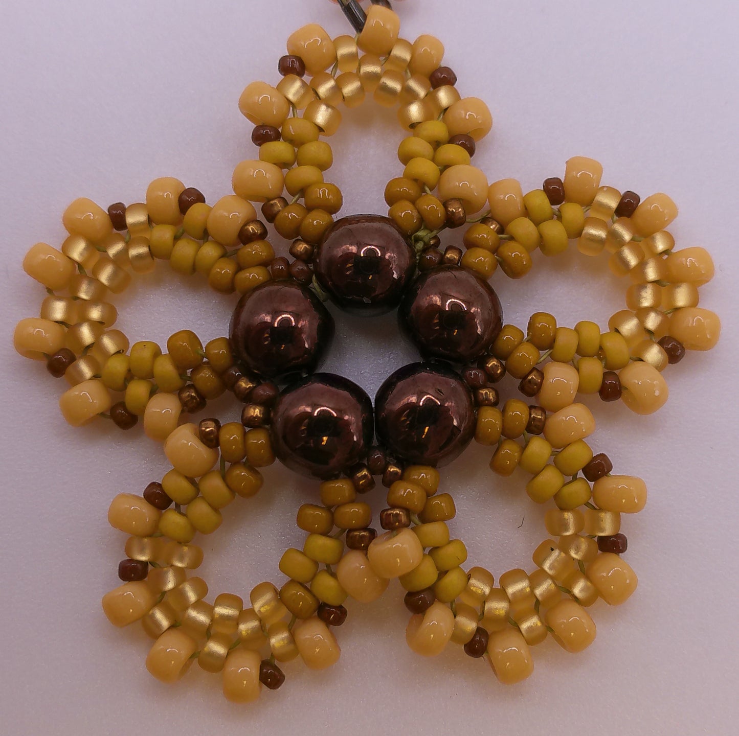Sunflower earrings