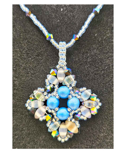 Blue Bell Pendant necklace