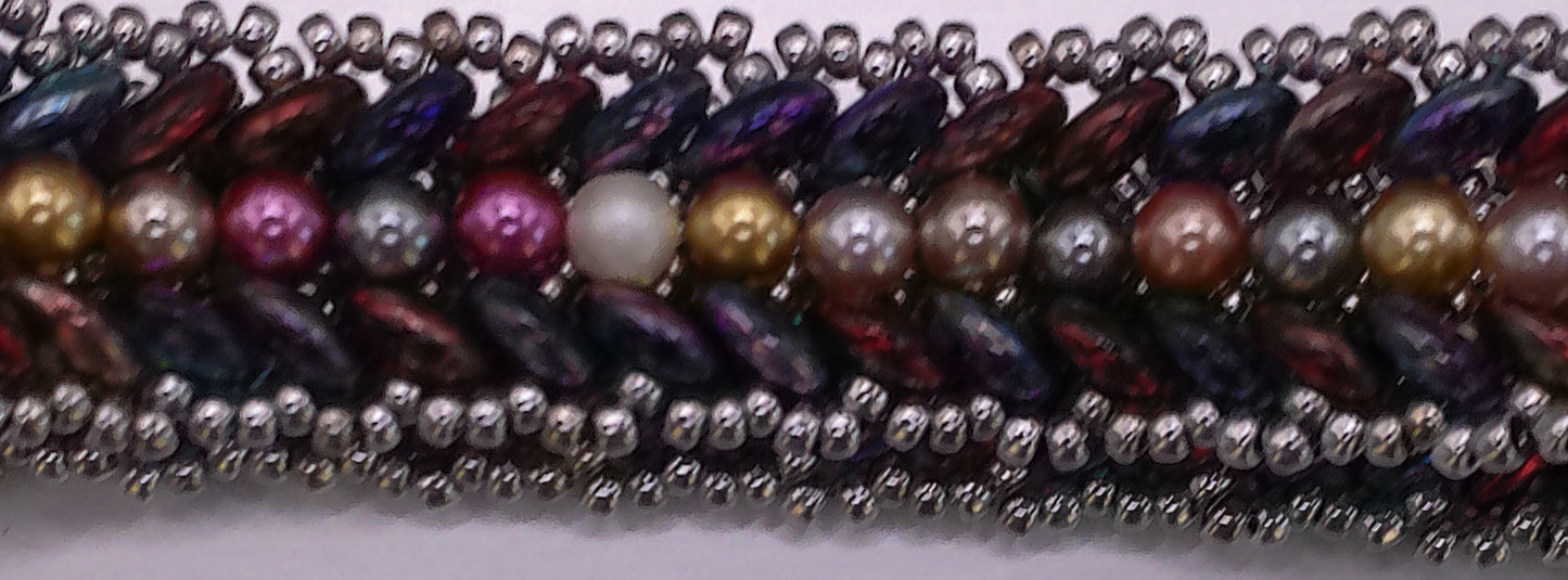 Band of Angels Bangle Bracelet Jewel-tone/Silver Colorway
