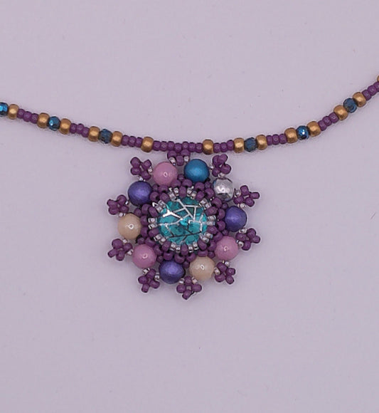 Pastel Web Necklace